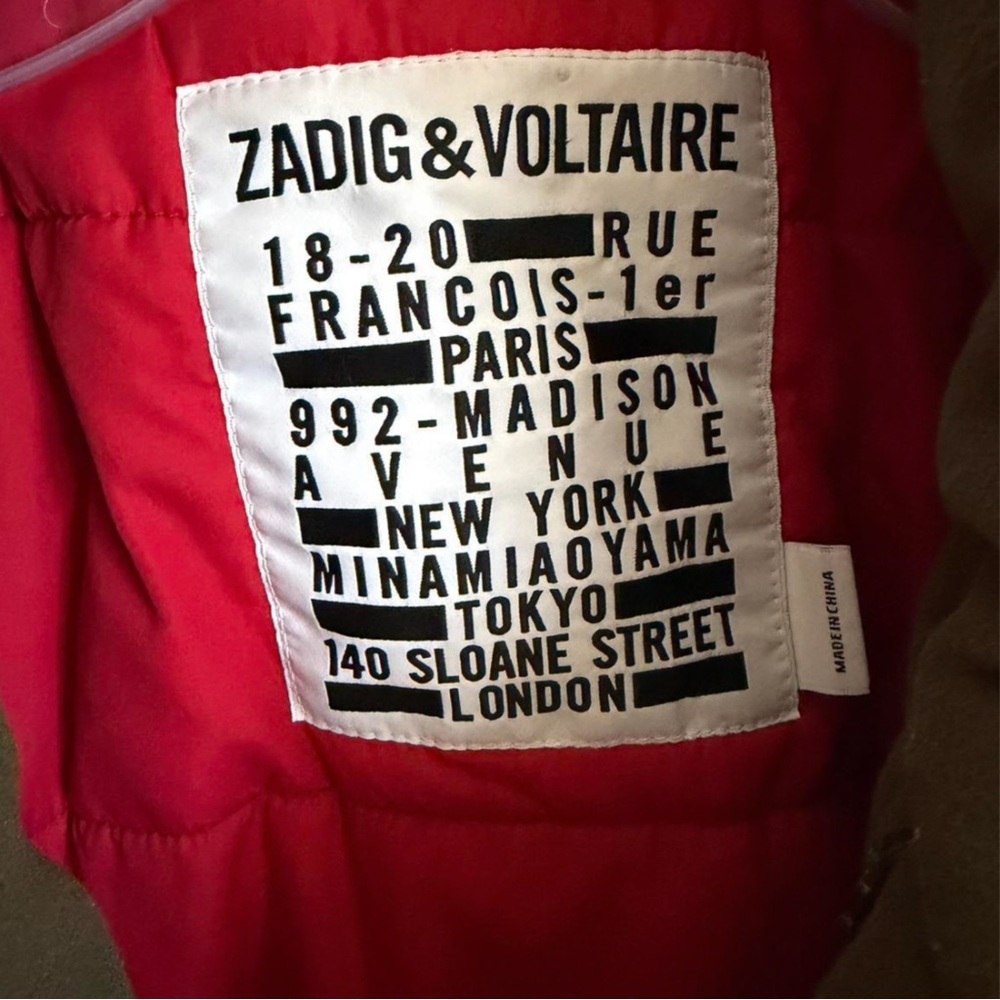 Zadig & Voltaire “Keaton” Insulated Military Field Jacket – Size L – Retail $400 - Picture 8 of 11